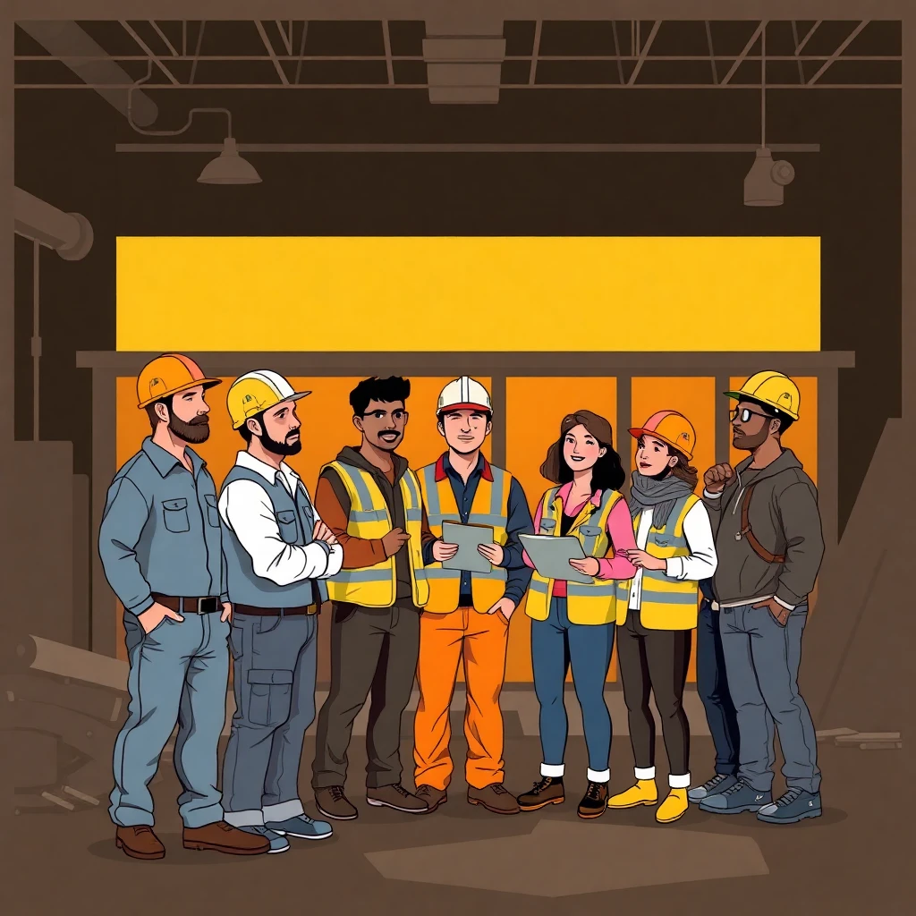 On-site training for new workers