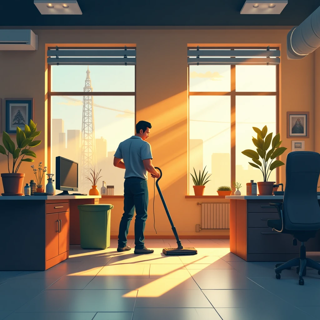 Daytime cleaning job