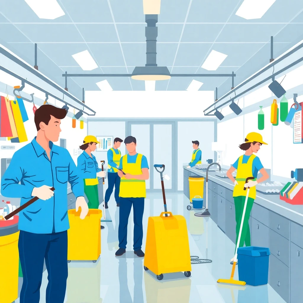 High-commitment cleaning job setting