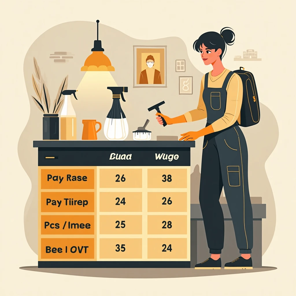 Cleaning job comparison chart