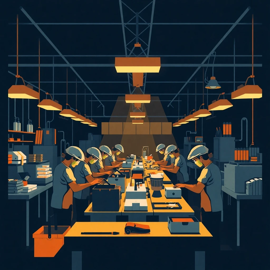 Factory assembly line