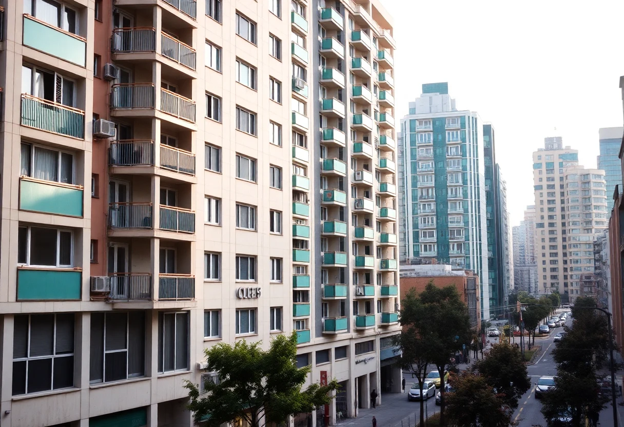 Edificios de apartamentos en Santiago