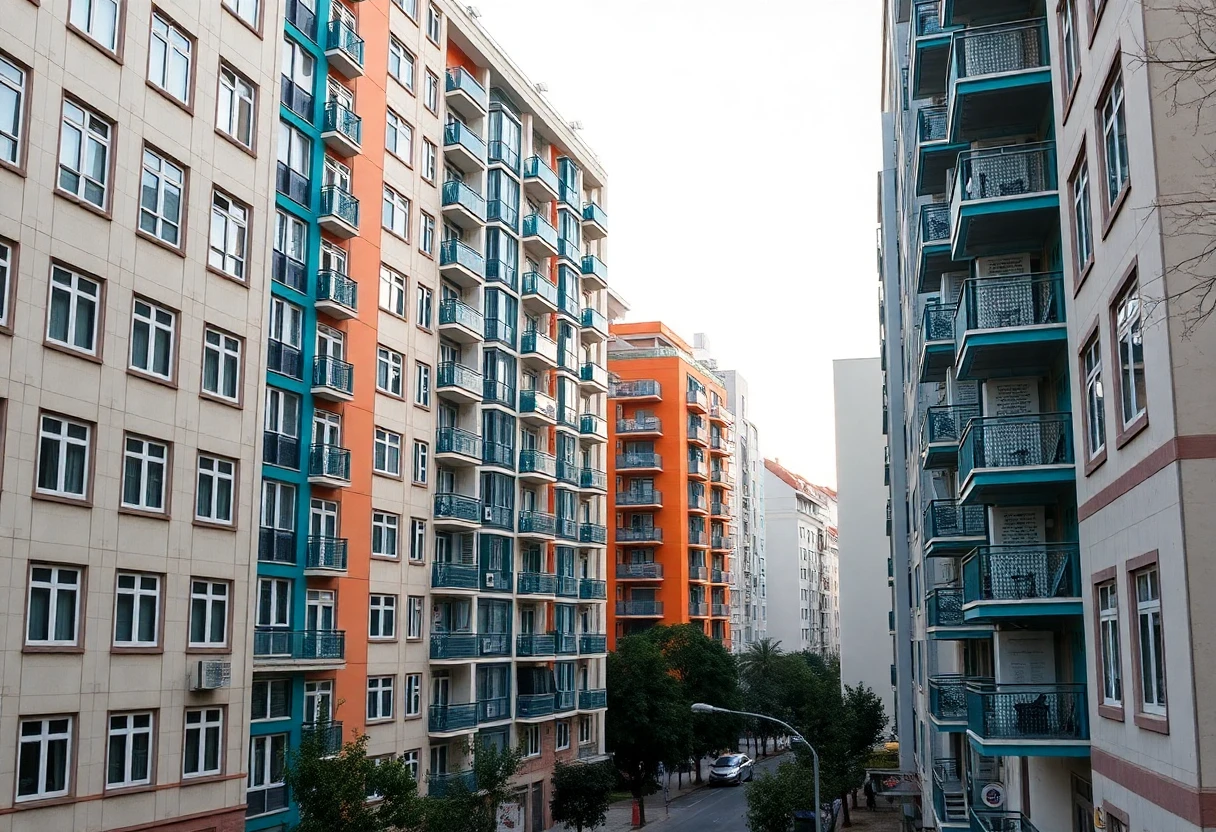 Prédios de apartamentos em Lisboa