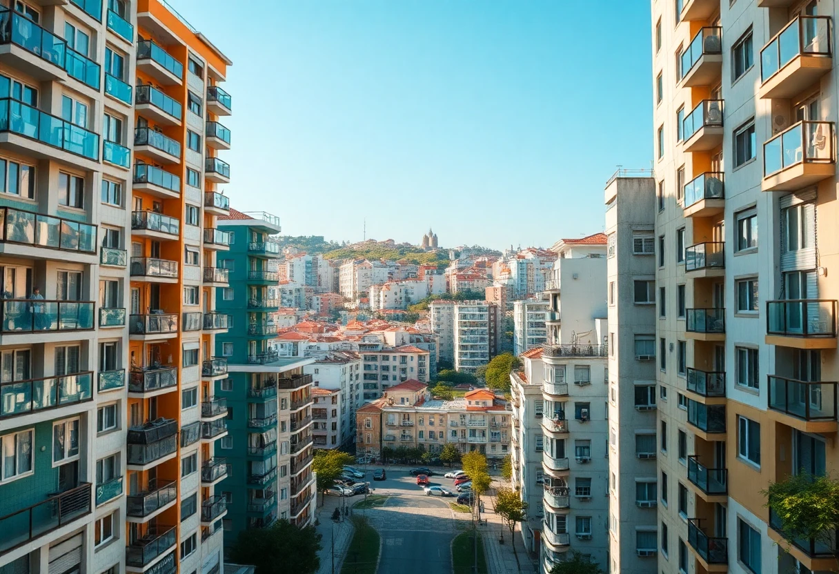 Bairro sofisticado em Lisboa
