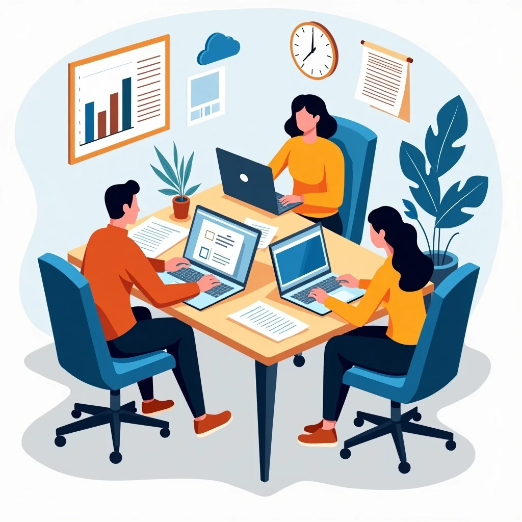 Ambiente de trabalho colaborativo