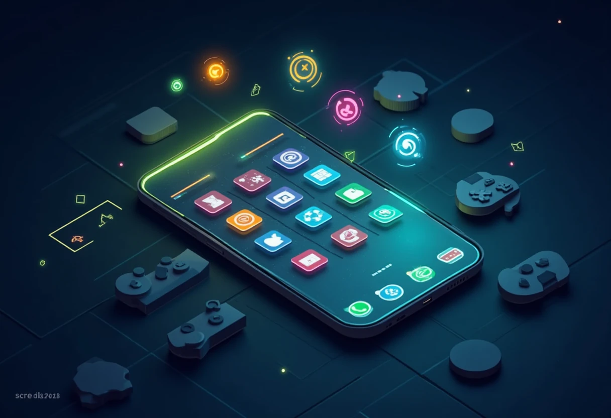 Selezione di app companion colorate