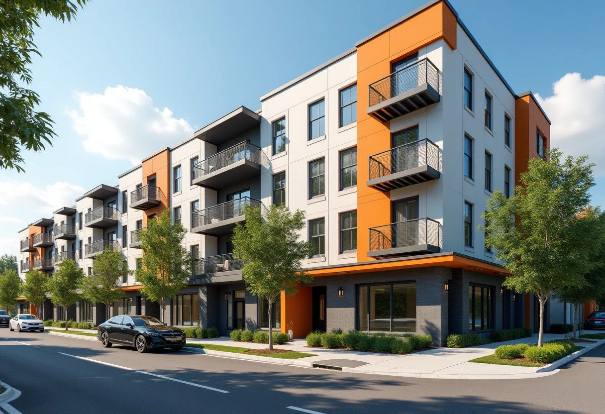 Fachada de apartamentos en Allentown