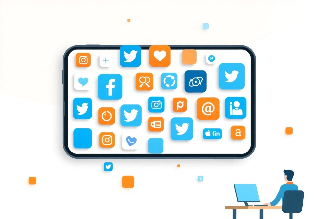 Comparación de aplicaciones de redes sociales