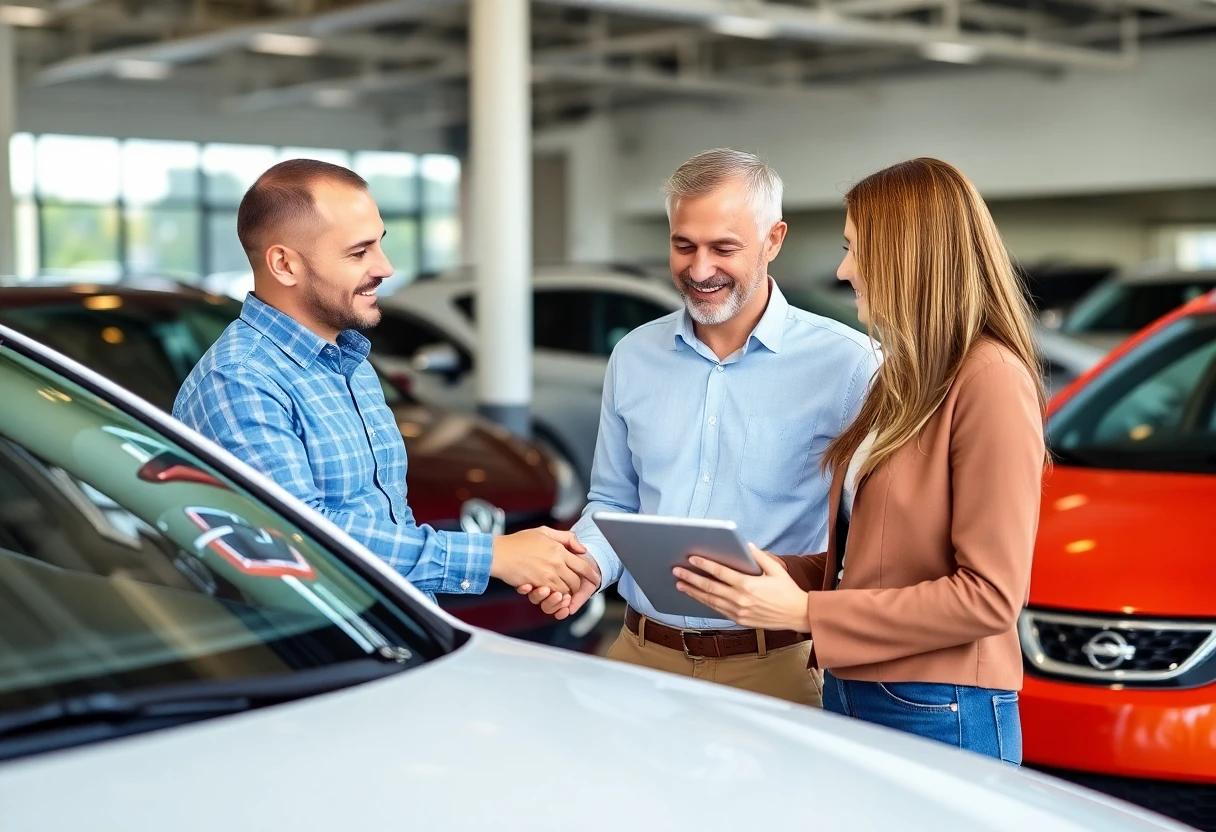 Discusión de opciones de financiamiento automotriz