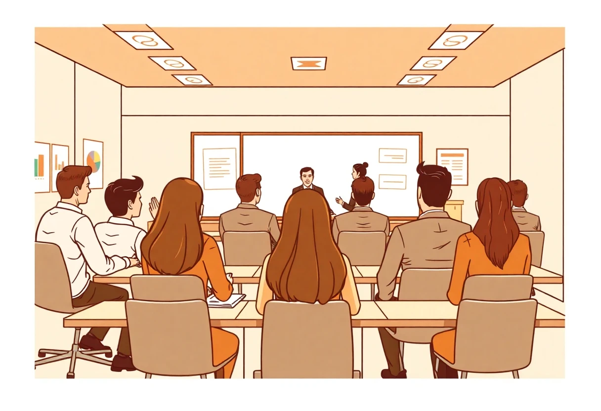 Educación en un aula moderna