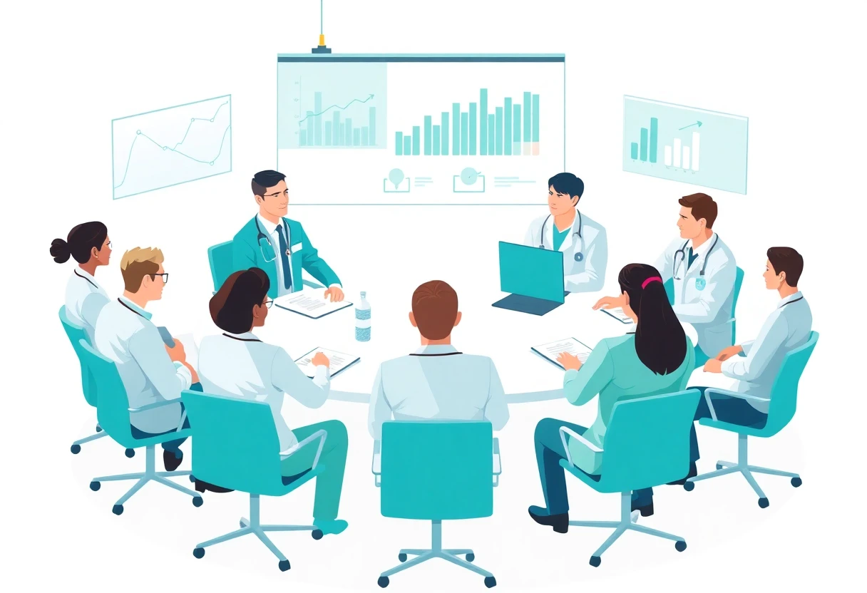 Profesionales de salud colaborando