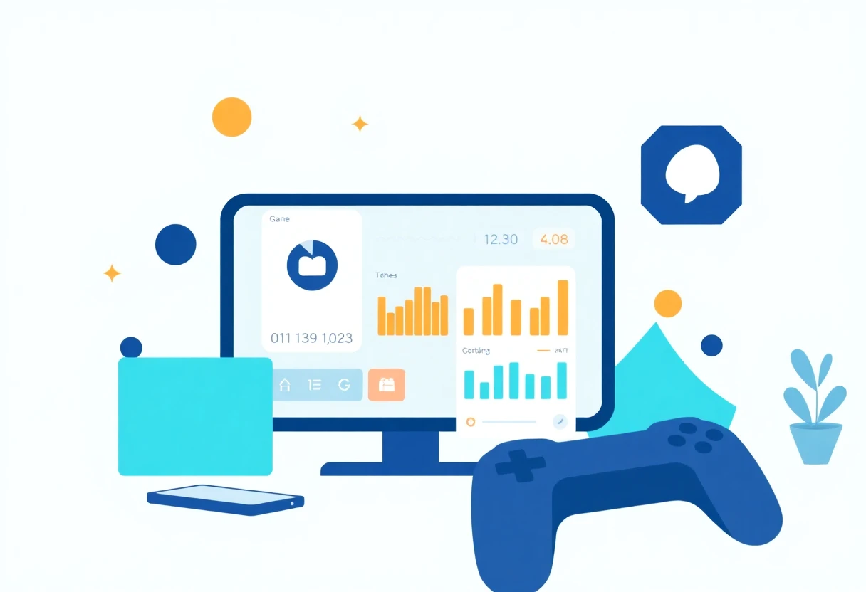 Illustration de gestion de la santé en ligne