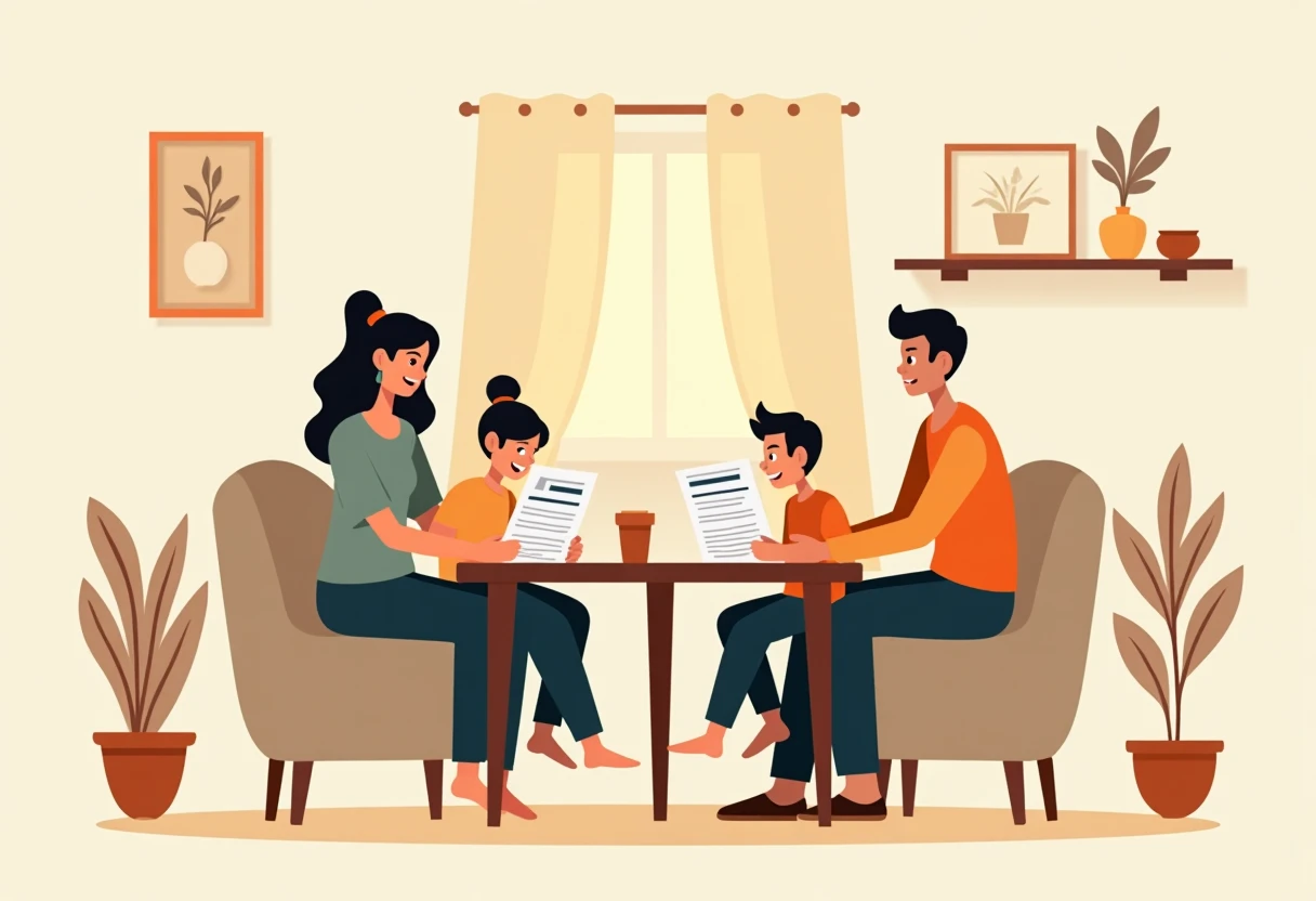 Reviewing benefits at home