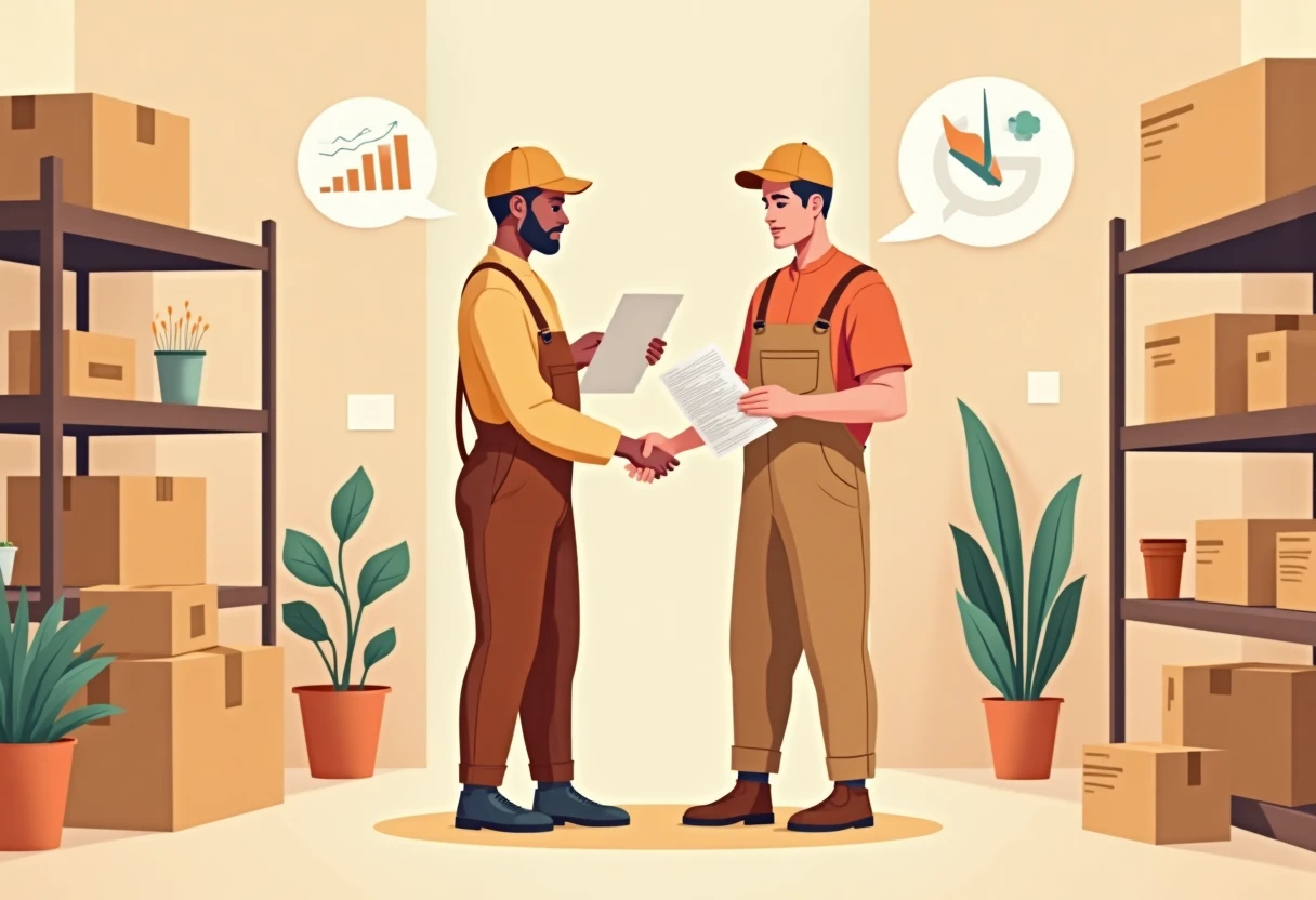 Comparación de trabajos de logística