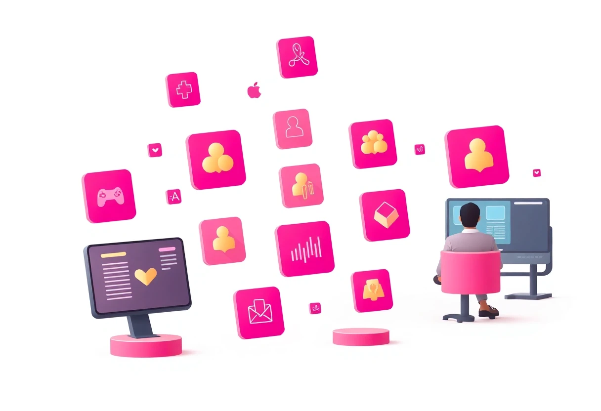 Illustration d'application d'informations financières