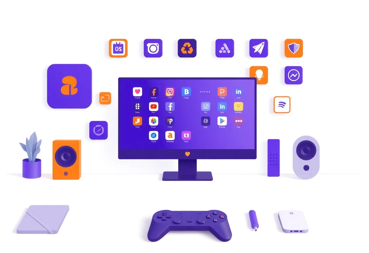 Iconos de aplicaciones de productividad