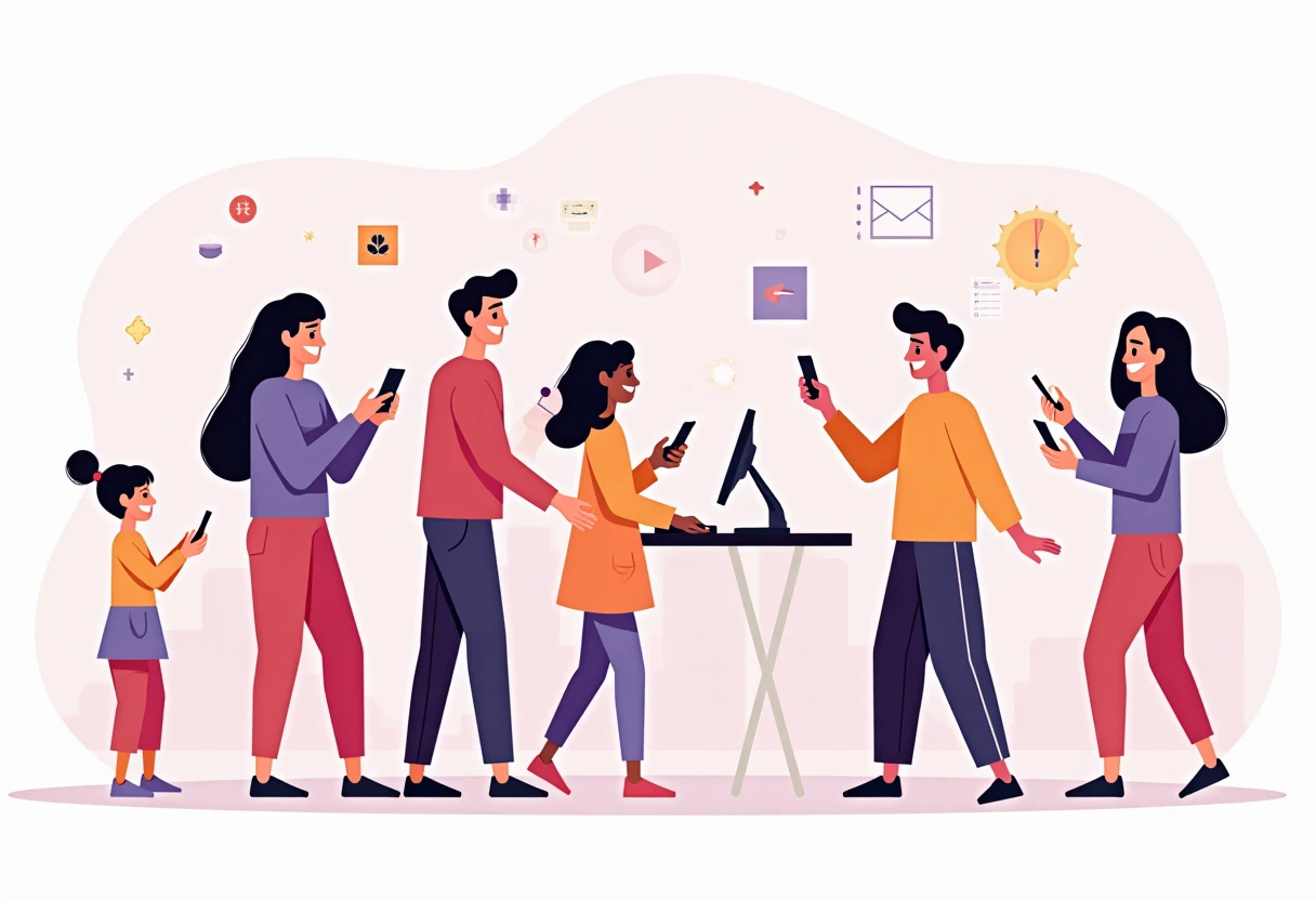 Interacción social a través de apps