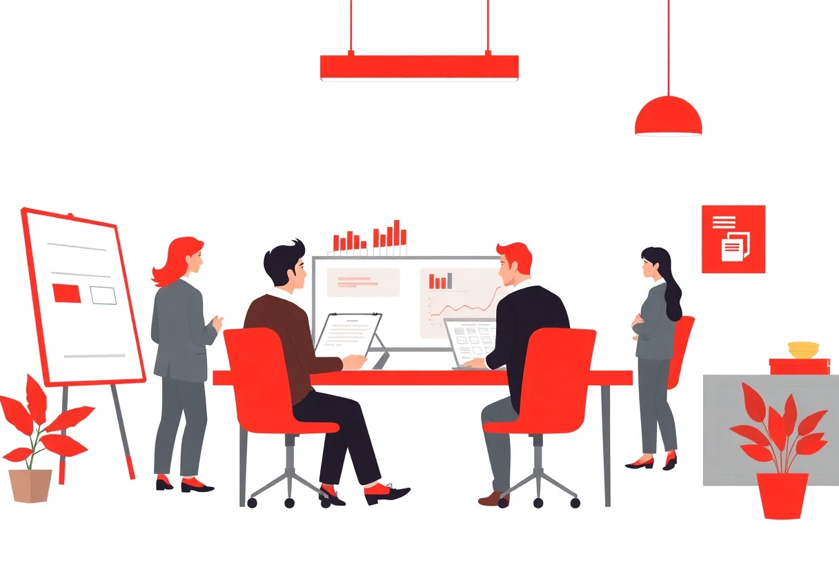 Colaboración en equipo en ventas