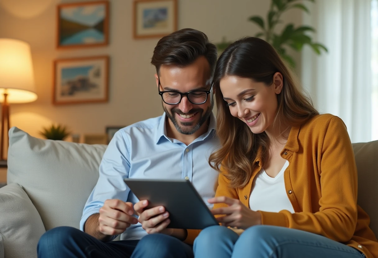 Evaluando opciones de préstamos en pareja