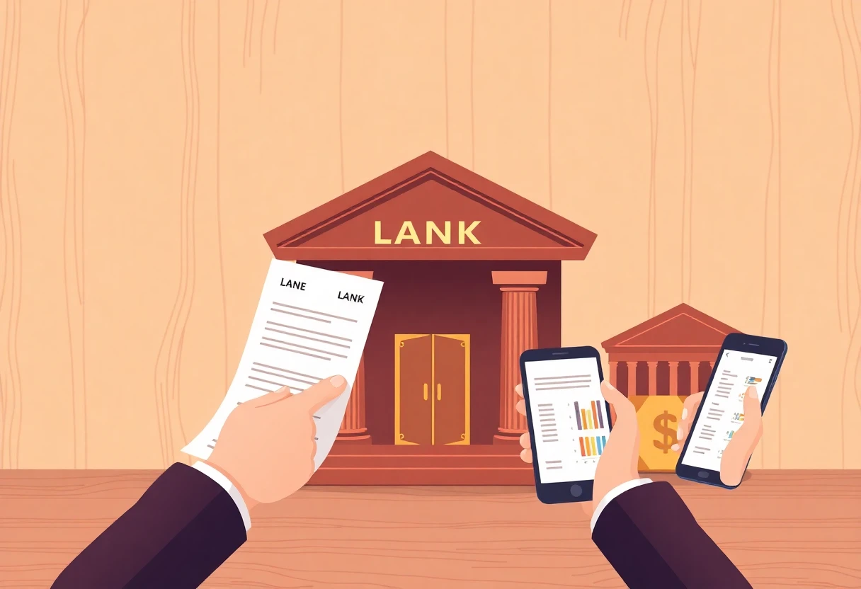 Banco digital con interfaz moderna