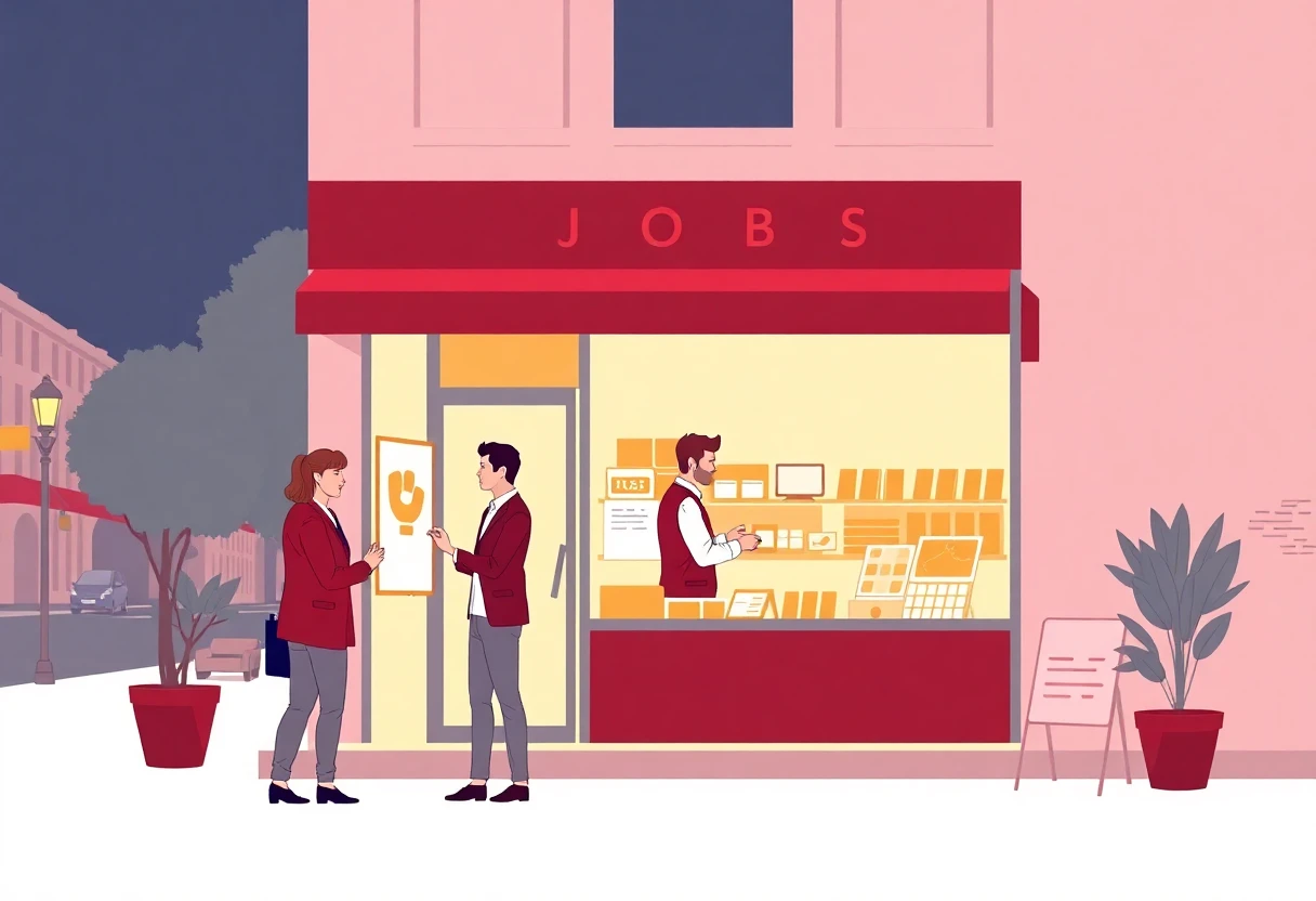Puesto de ventas nocturno