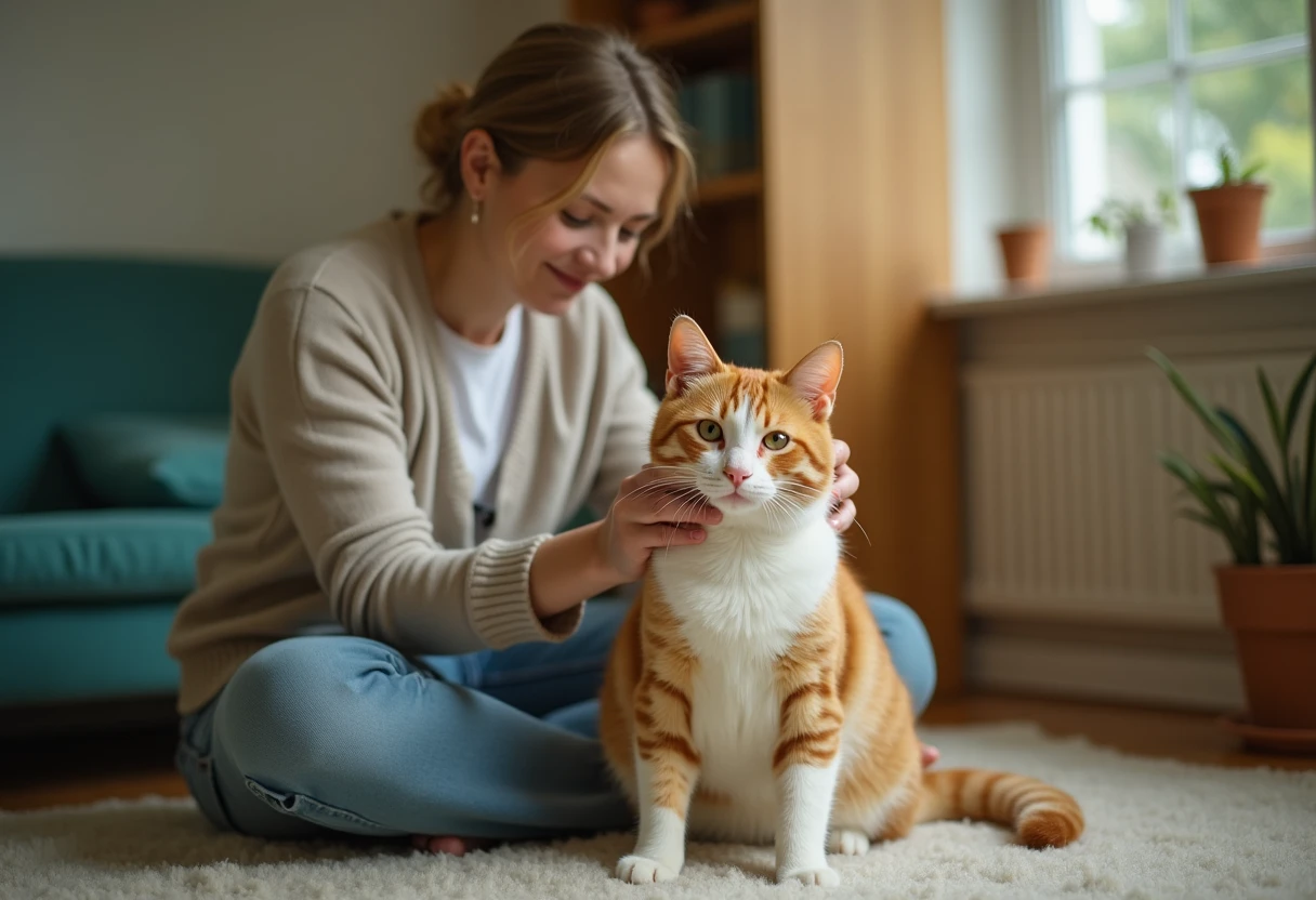 Adopting a cat at a humane society