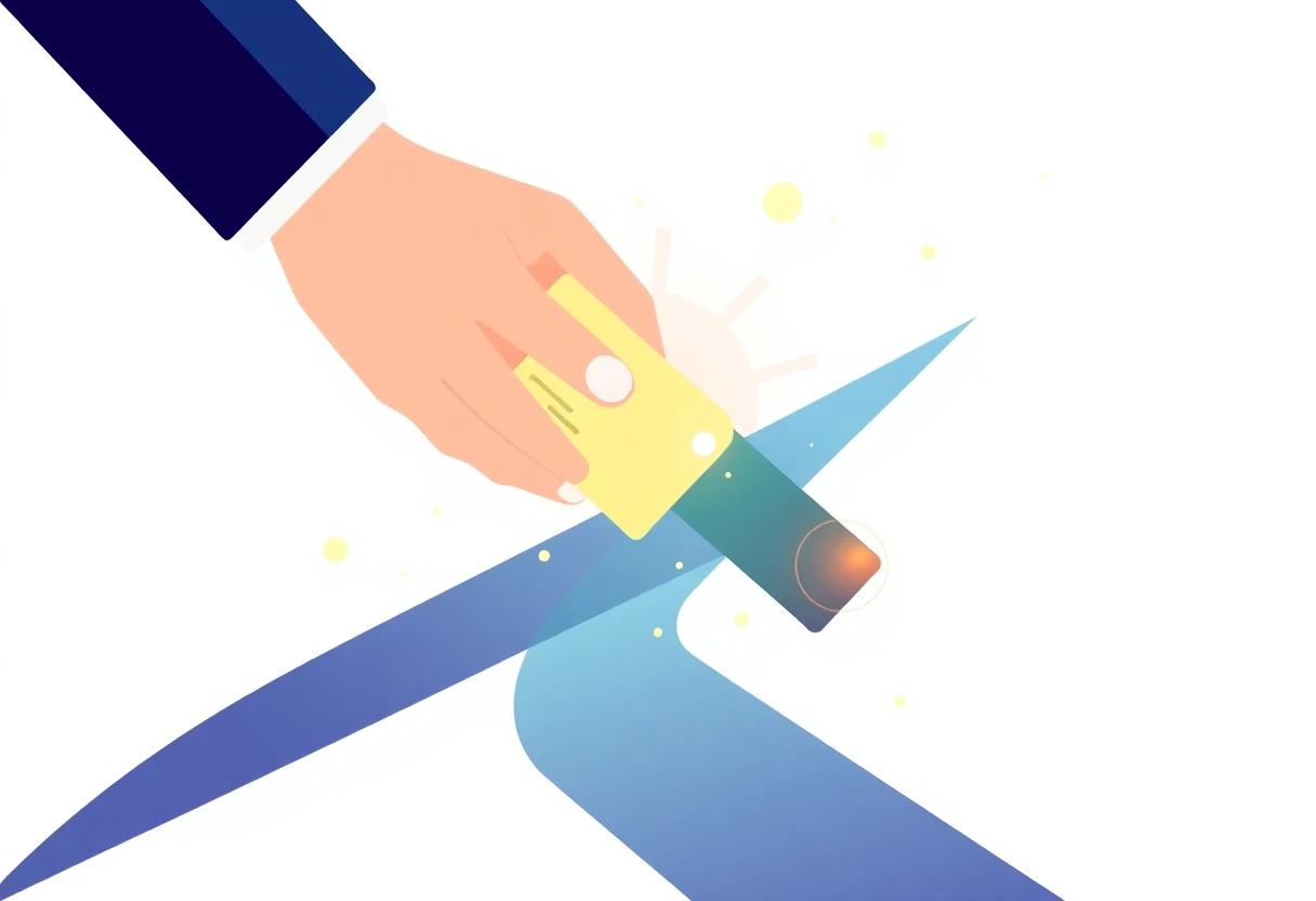 Abstract financial growth illustration