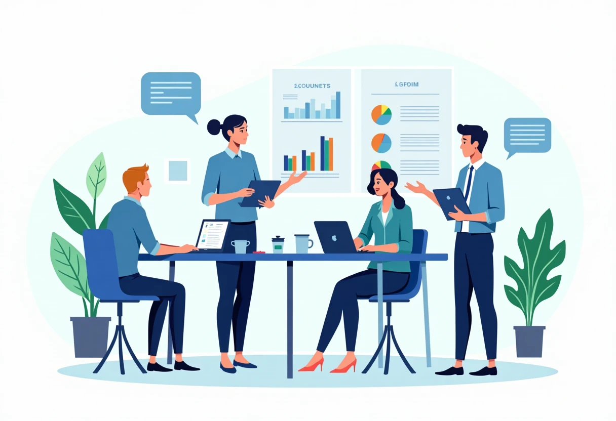 Collaborative accounting discussions