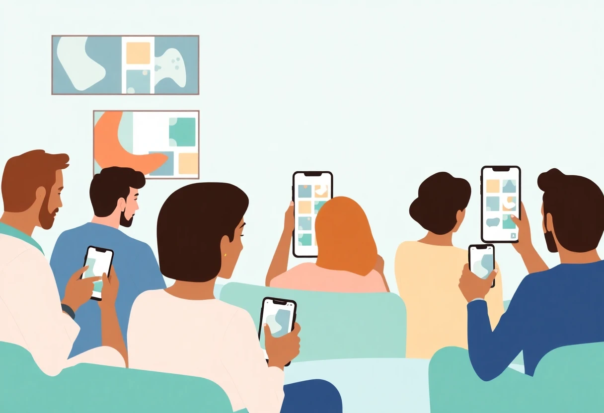 Corporate wellness app concept