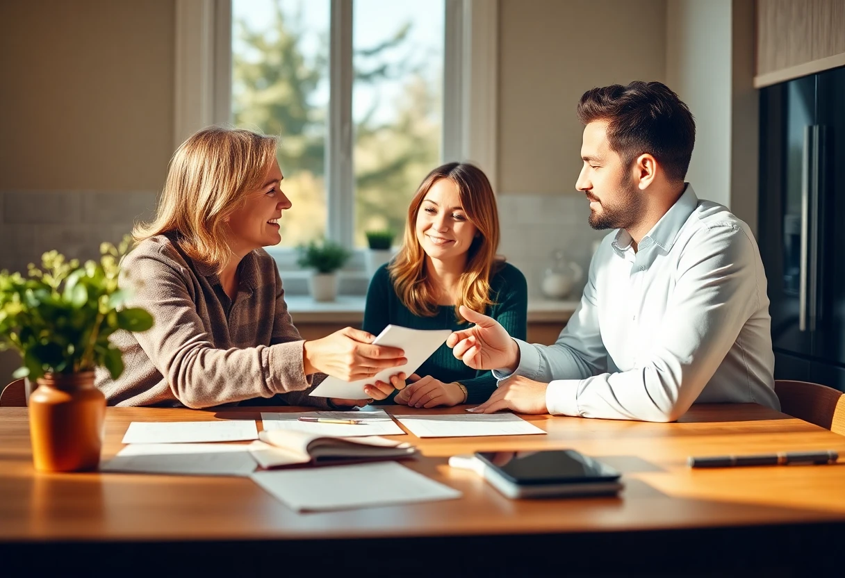Discussing loan applications