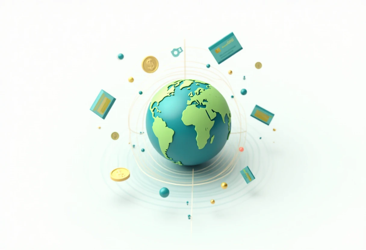 Global connectivity for international credit card use