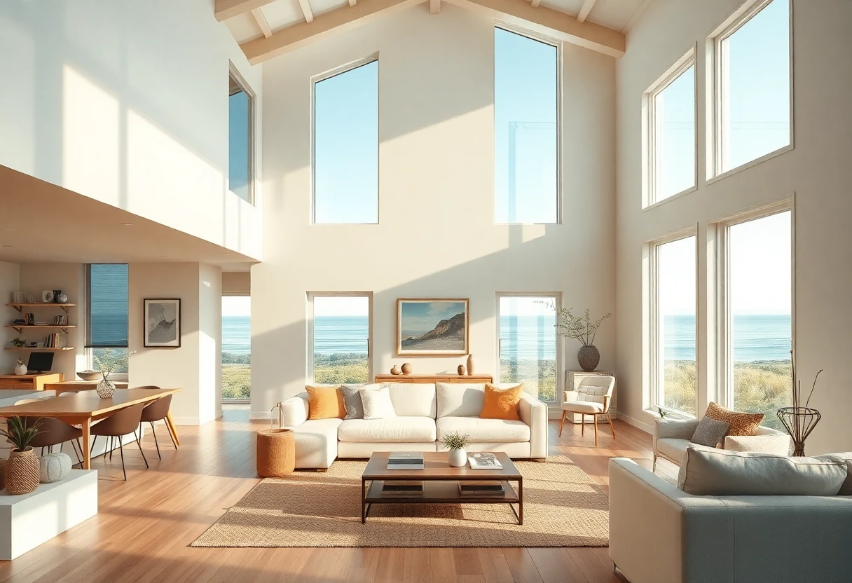 Spacious townhouse interior