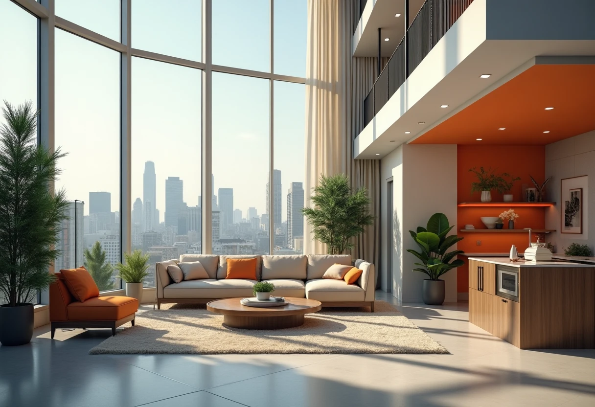 Luxury condo with city view