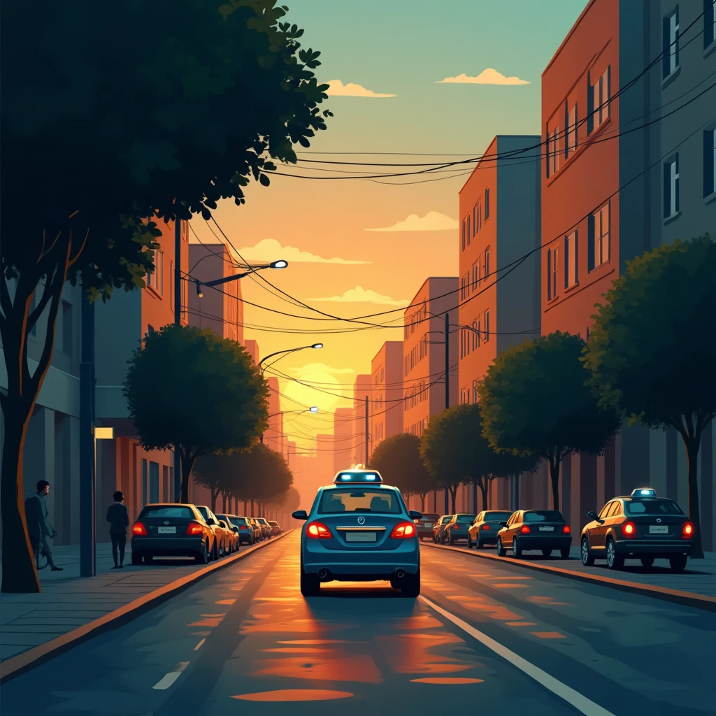 Uber circulando con medidas de seguridad