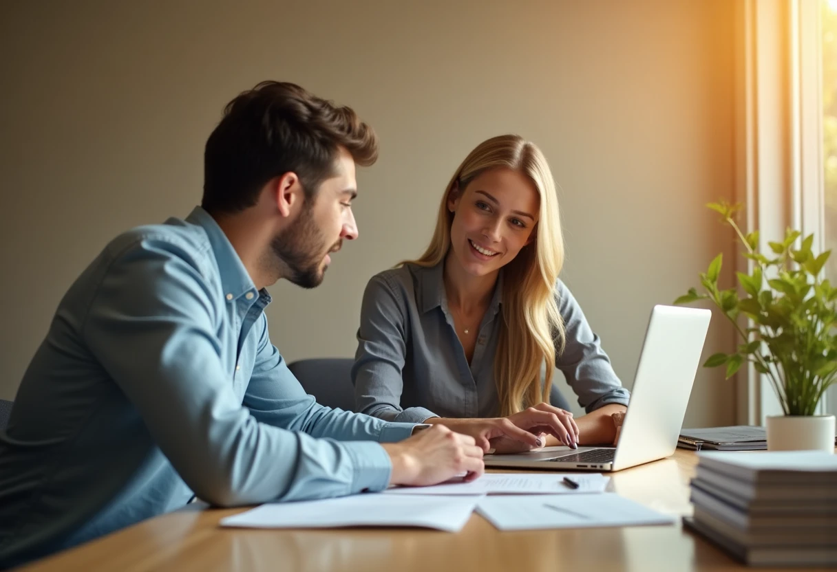 Discussing auto loan options