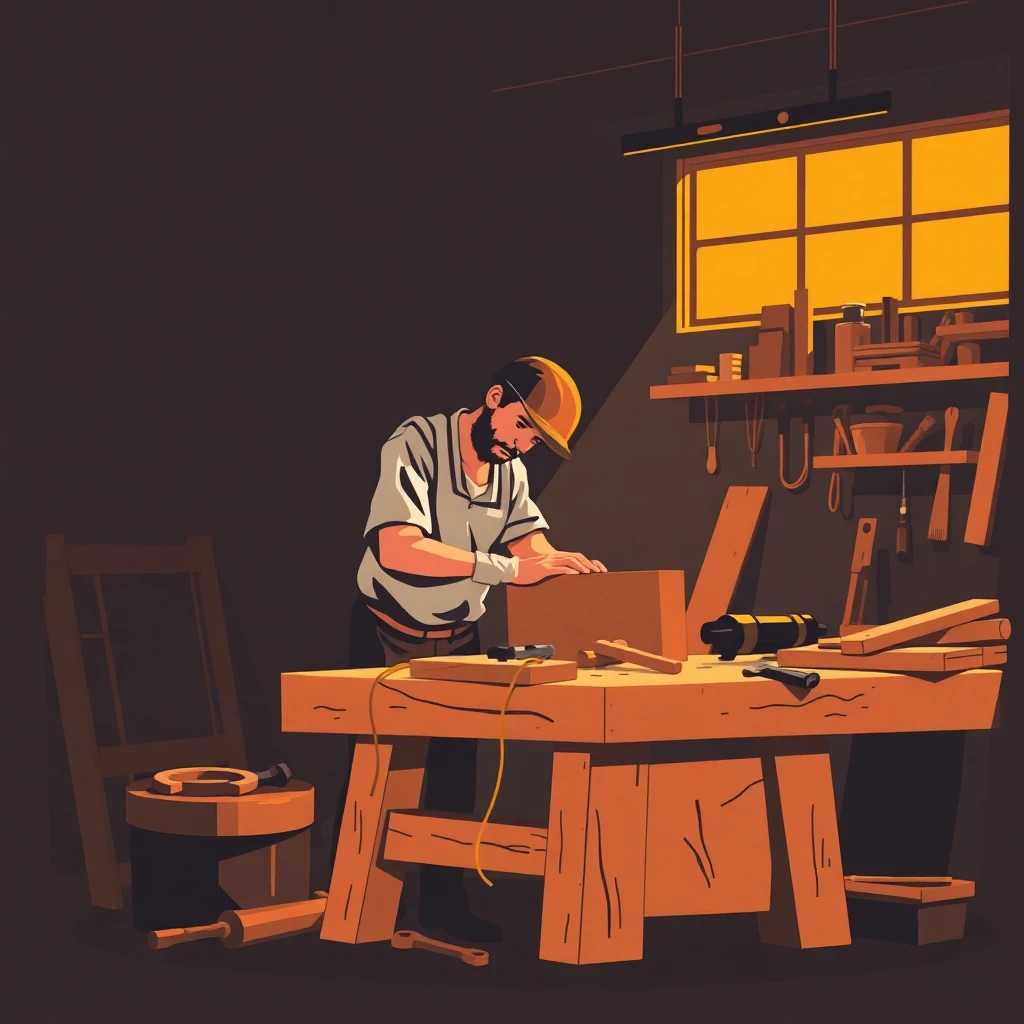 Carpentry in action