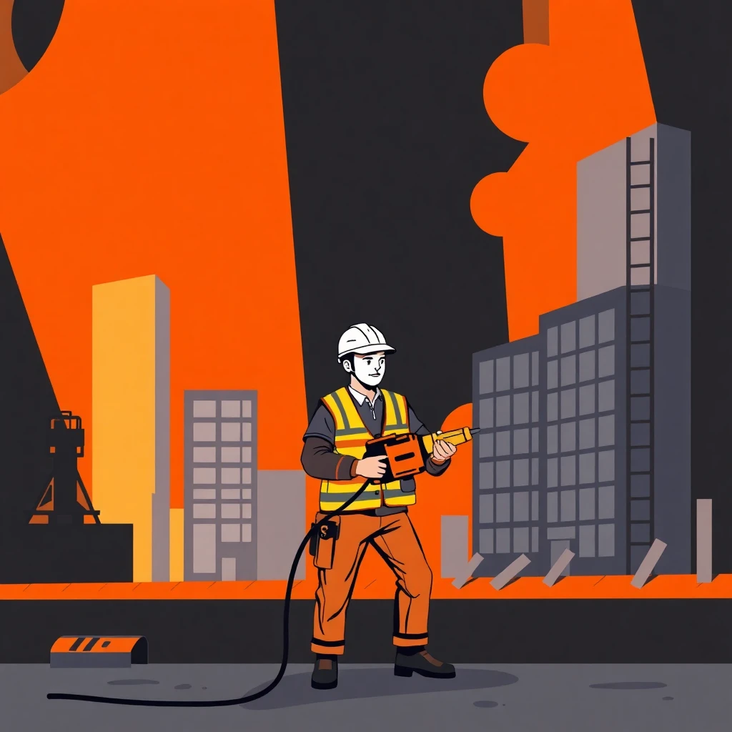 Modern construction work