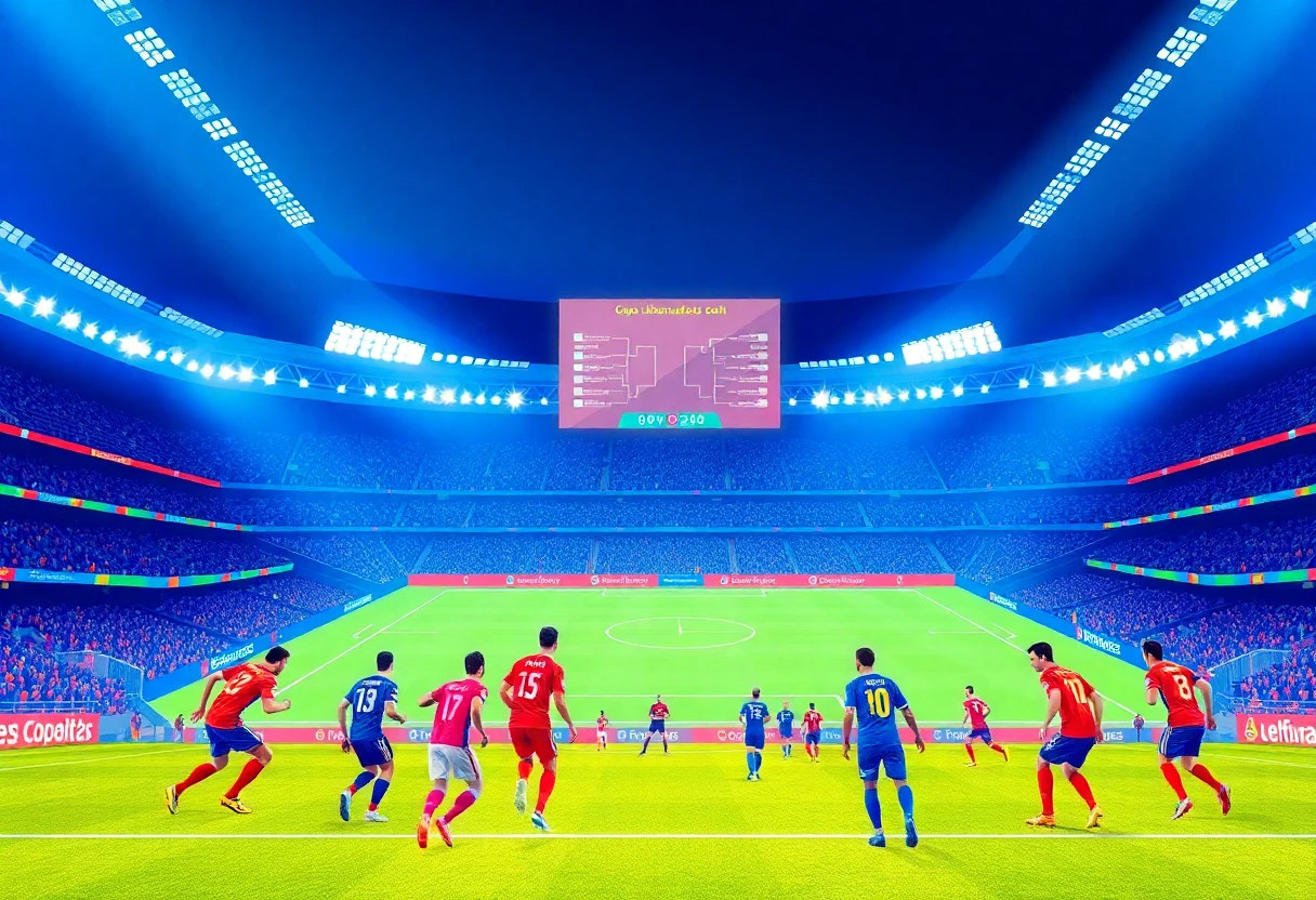 Copa Libertadores high-energy match