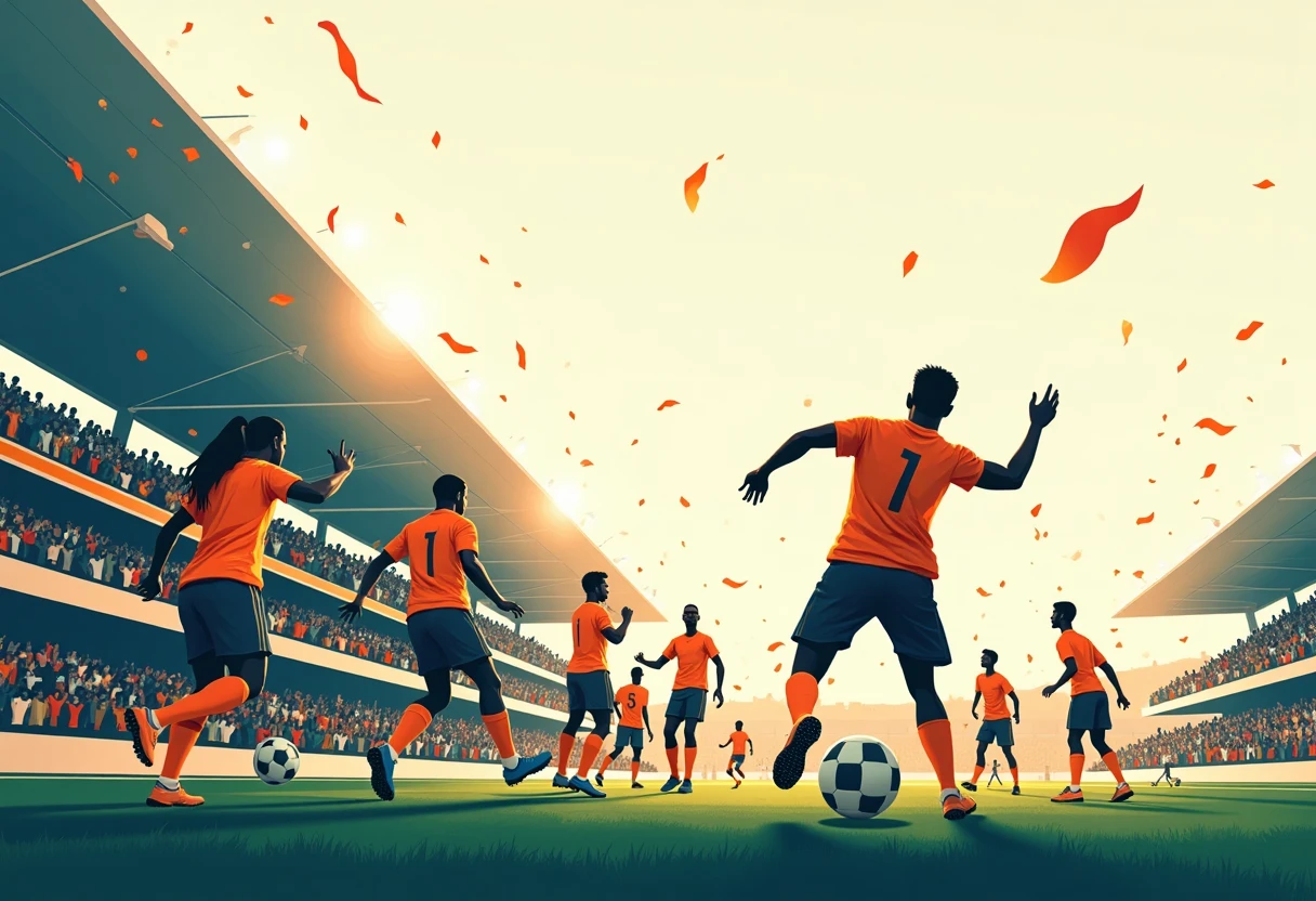 Anticipation for a football match