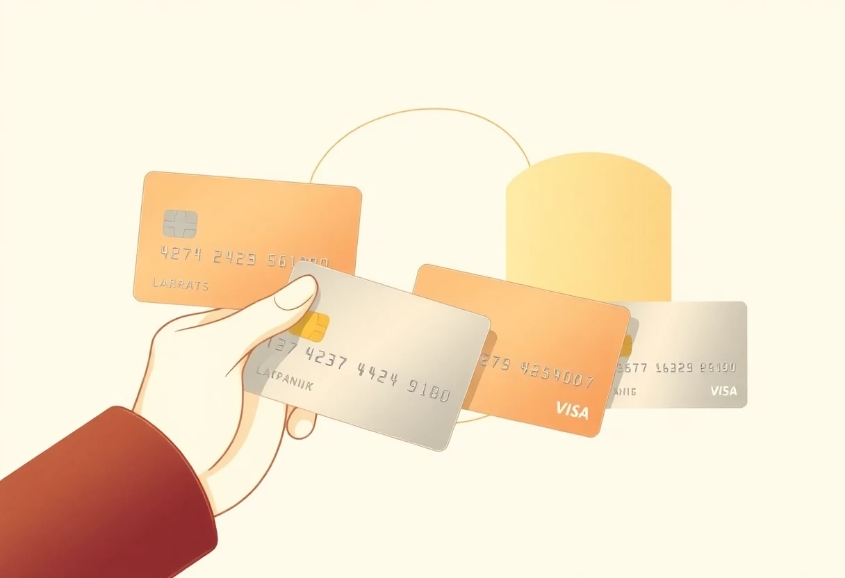 Saudi traveler reviewing credit card options