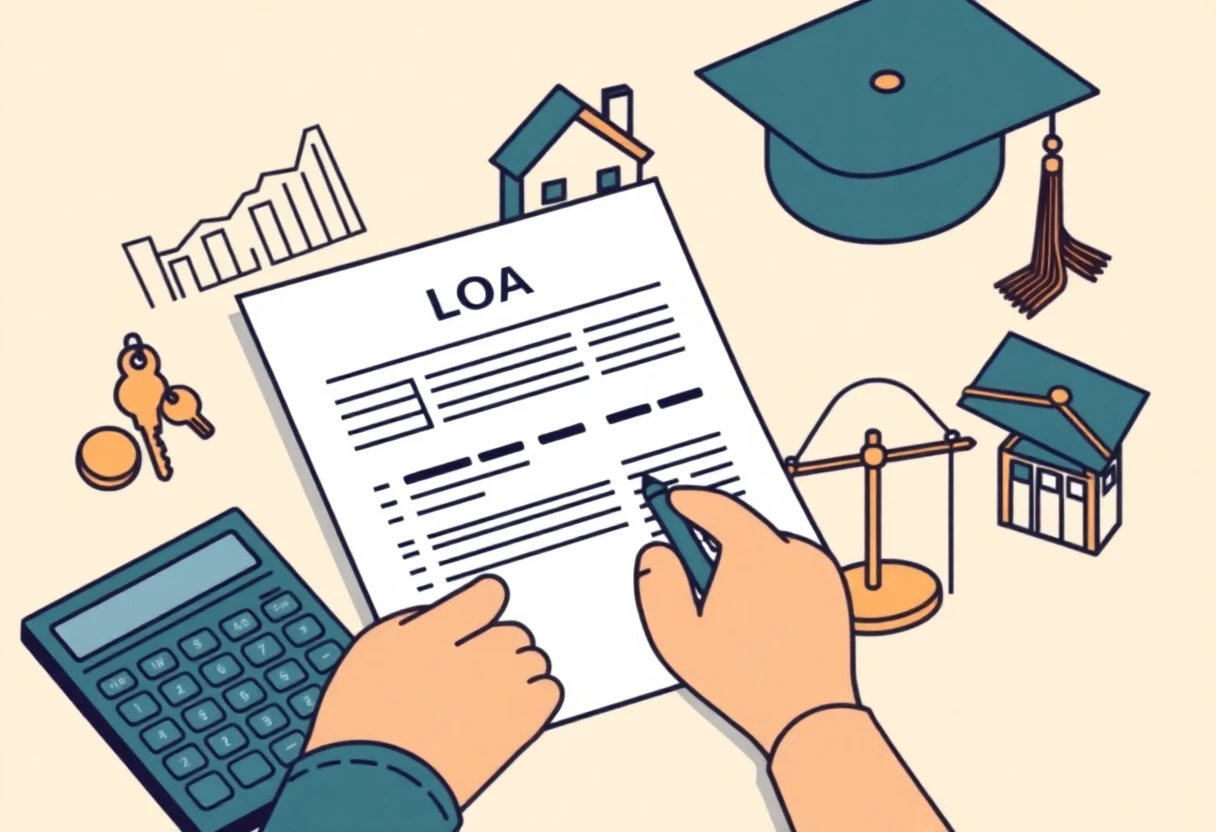 Loan planning concept