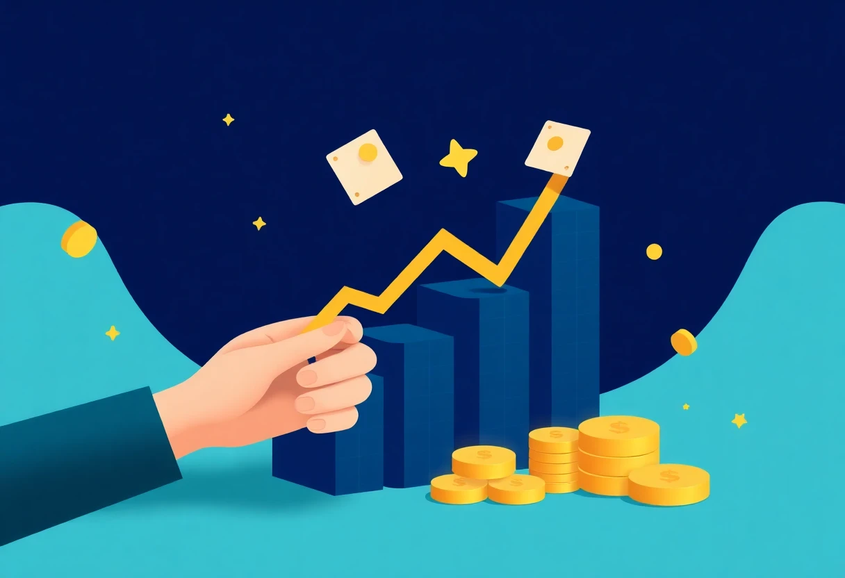 Visualizing financial growth