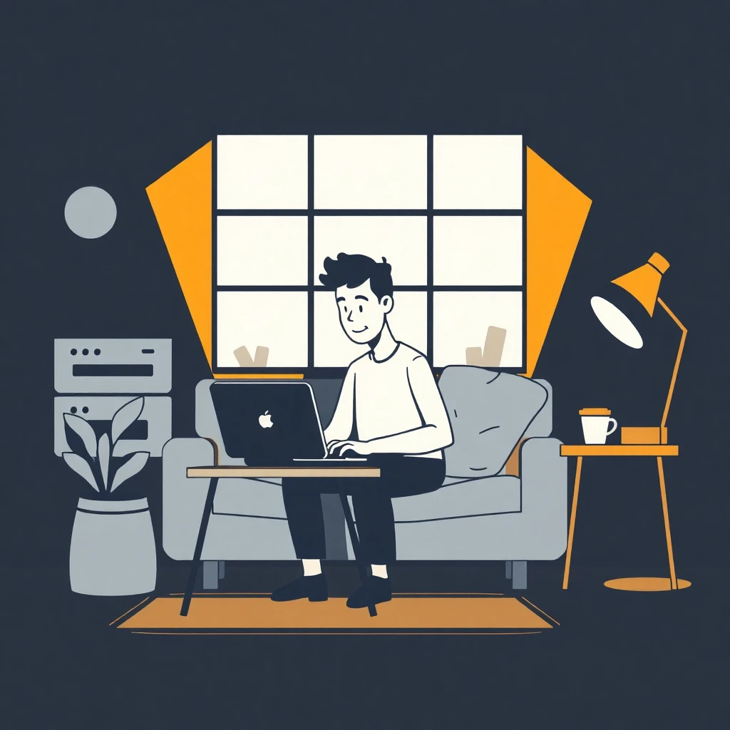 Trabajador remoto de atención al cliente