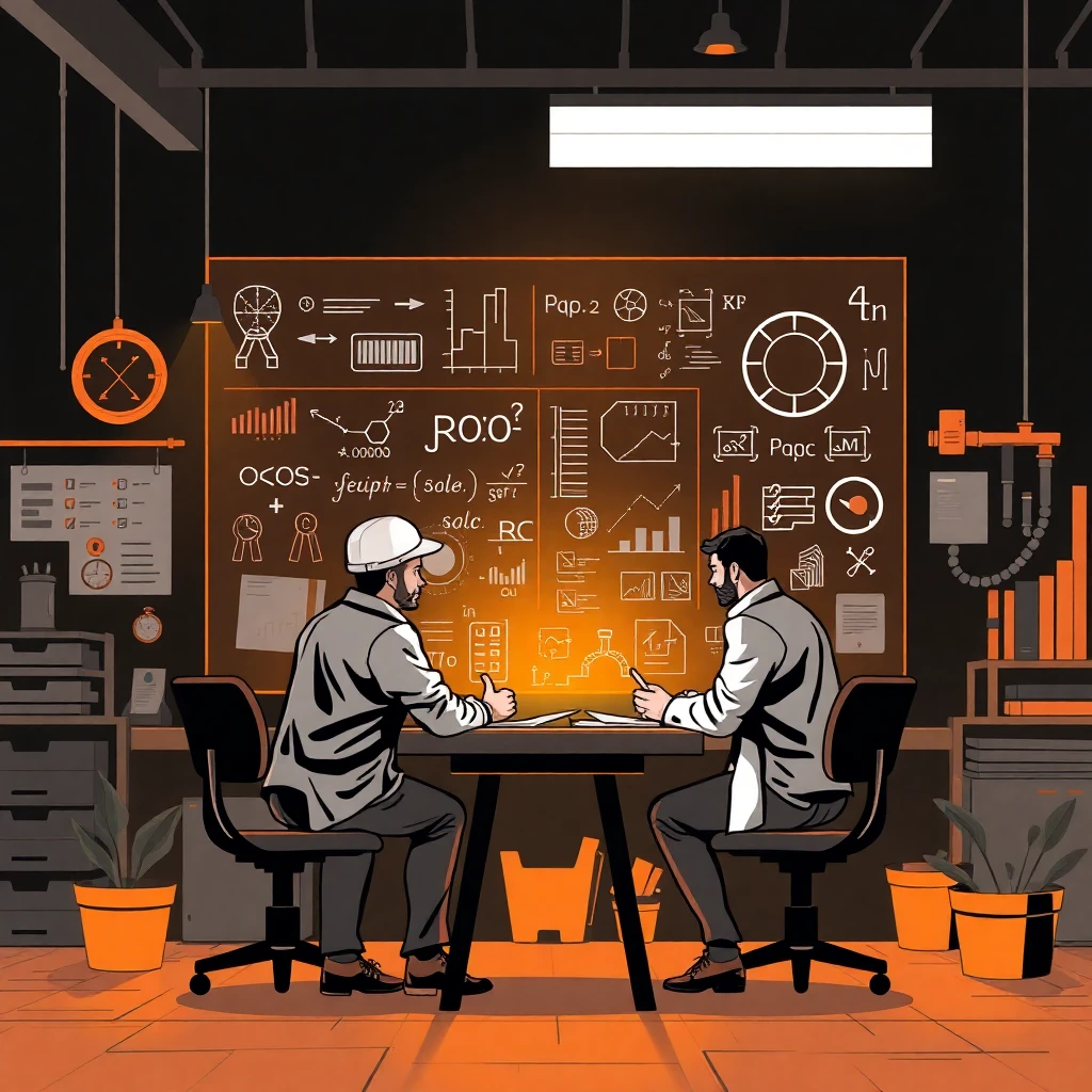 Discutiendo estrategias de ingeniería