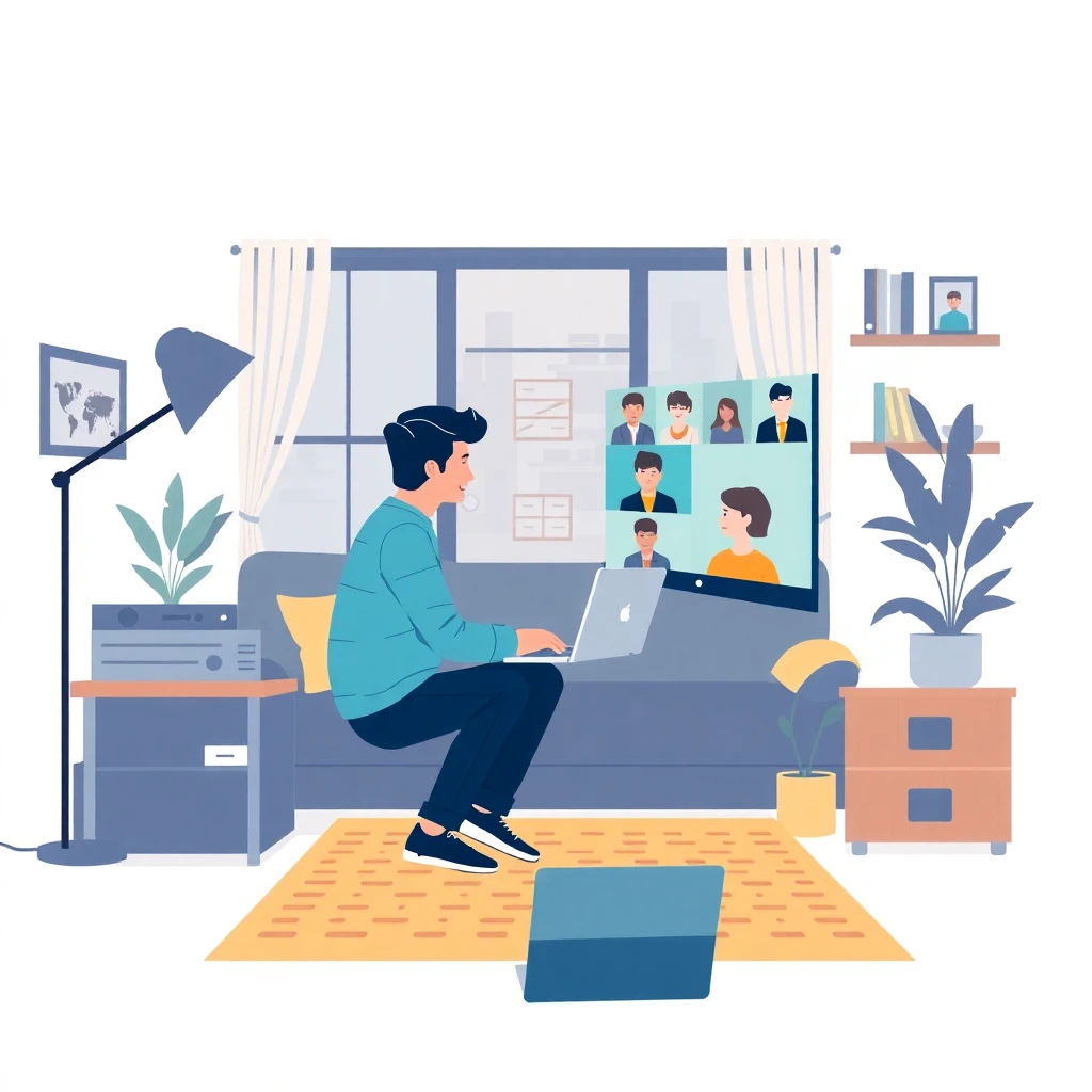 Flexible remote work setup