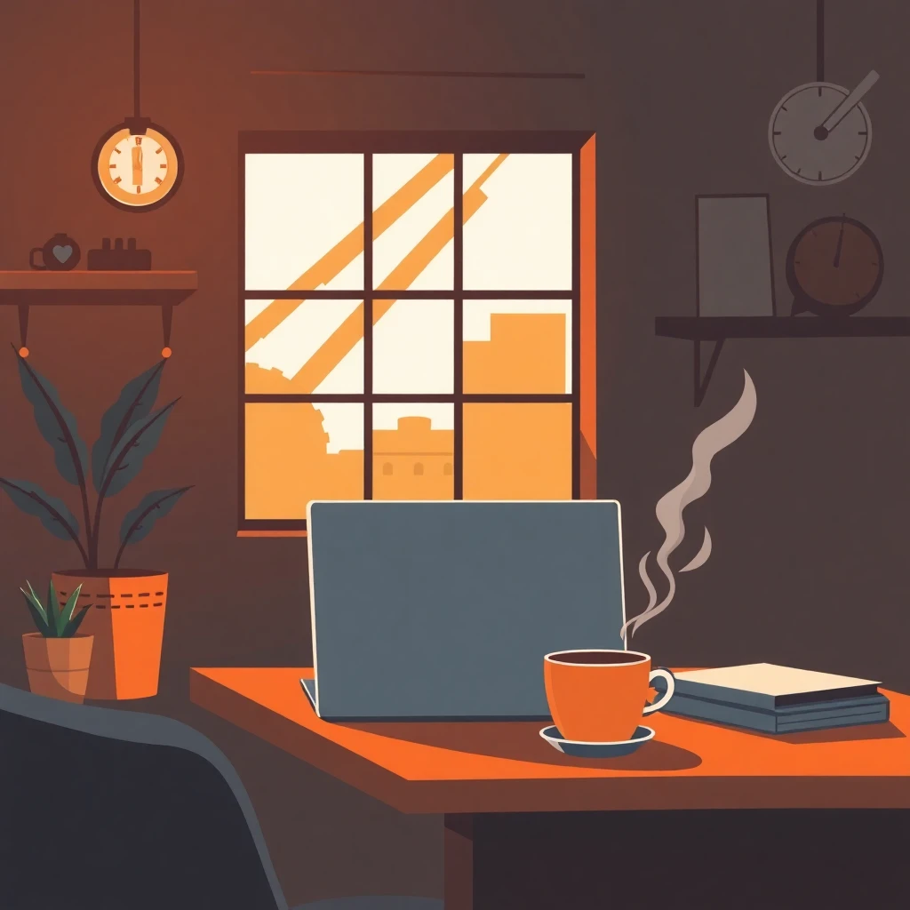 Remote work setup