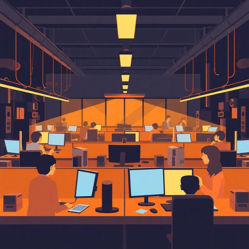 In-office customer service setup