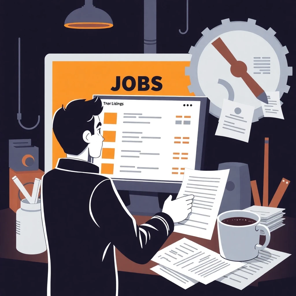 Checking customer service job listings