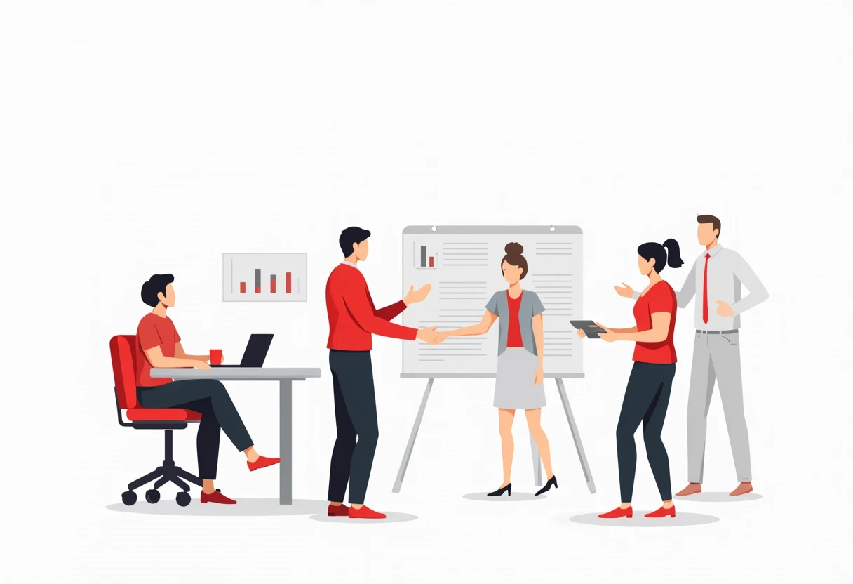 Customer service team collaboration