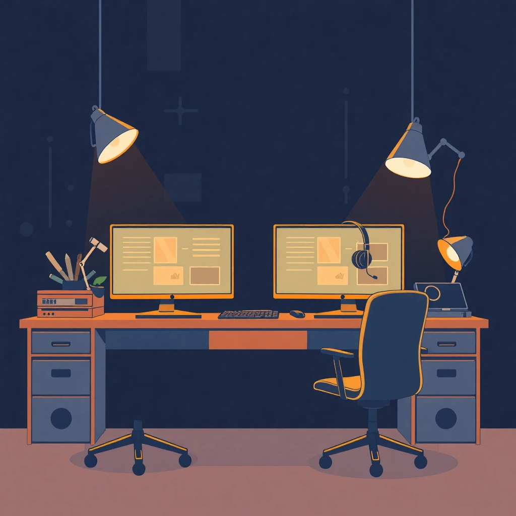 Hybrid work setup